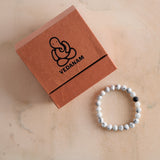 Howlite & Matte Onyx Bracelet