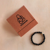Black Botswana Agate Bracelet