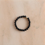 Black Botswana Agate Bracelet
