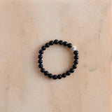 Matte Onyx & Howlite Bracelet